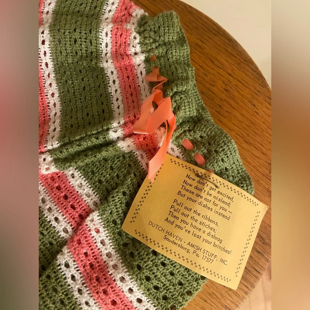 🧼 “Lost Your Britches” Amish Novelty Dishtowel